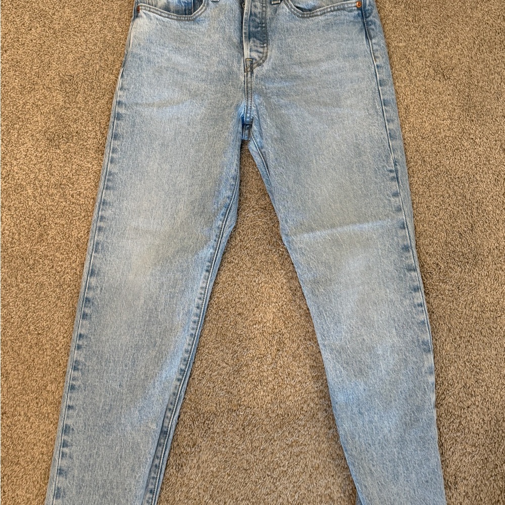 Levi's Light Blue Straight Leg Jeans